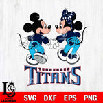 Tennessee Titans Mickey Minnie Valentine Rugby Svg Eps Dxf Png File, Digital Download ,Instant Download, Cricut File