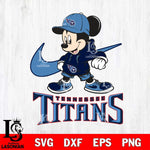 Tennessee Titans Mickey Mouse NIKE, Svg Eps Dxf Png File, Digital Download