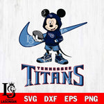 Tennessee Titans Mikey Mouse Disney NIKE, Svg Eps Dxf Png File, Digital Download