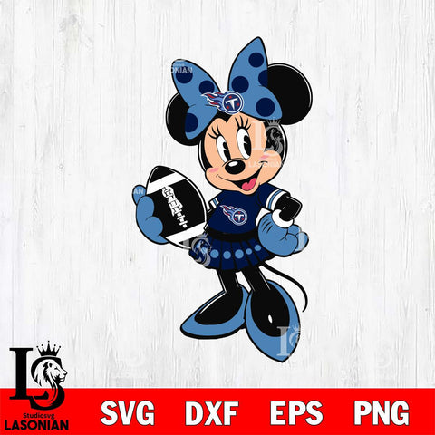 Tennessee Titans Minnie Mouse Svg Eps Dxf Png File, Digital Download, Instant Download