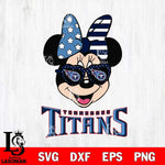 Tennessee Titans Minnie Mouse Love 2, Svg Eps Dxf Png File, Digital Download