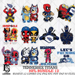 Tennessee Titans NFL Bundle 12 Svg Eps Dxf Png File, Digital Download, Instant Download