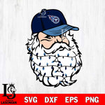 Tennessee Titans Santa Claus Face Svg Eps Dxf Png File,NFL Svg Files,Digital Download,Sublimation,Instant Download