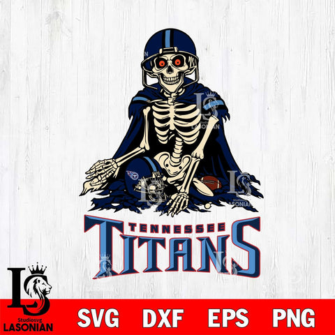 Tennessee Titans Skeleton Football 3 Svg Eps Dxf Png File, Digital Download