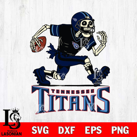 Tennessee Titans Skeleton Football Svg Eps Dxf Png File, Digital Download