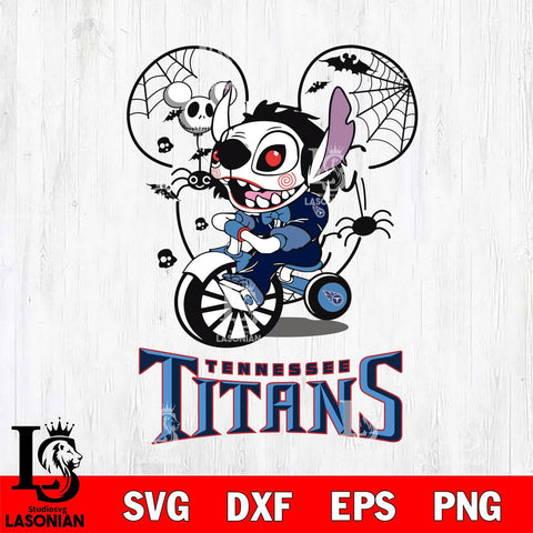 Tennessee Titans Stitch Jigsaws Halloween Svg Eps Dxf Png File, Digital Download, Instant Download