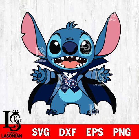 Tennessee Titans Stitch Vampire Football halloween Svg Eps Dxf Png File, NFL svg, Digital Download, Instant Download