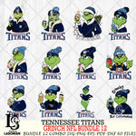 Tennessee Titans  Grinch NFL Bundle 12 SVG Eps Dxf Png File, Digital Download, Instant Download