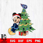 Tennessee Titans mickey christmas 12 Svg Eps Dxf Png File, Digital Download, Instant Download