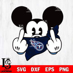 Tennessee Titans mickey christmas 4 Svg Eps Dxf Png File, Digital Download, Instant Download