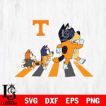 Tennessee Volunteers Bluey 6 Svg Eps Dxf Png File, Digital Download, Instant Download