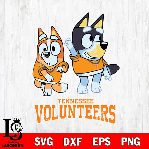 Tennessee Volunteers Bluey Chilli Mode Dance Svg Eps Dxf Png File, Digital Download, Instant Download