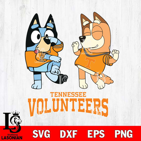 Tennessee Volunteers Bluey Chilli Sport Svg Eps Dxf Png File, Digital Download, Instant Download