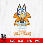 Tennessee Volunteers Bluey Dracula Halloween Svg Eps Dxf Png File, Digital Download, Instant Download