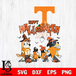 Tennessee Volunteers Bluey Halloween Family Svg Eps Dxf Png File, Digital Download, Instant Download