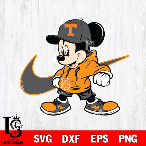 Tennessee Volunteers Cool Mickey Mouse Svg Eps Dxf Png File, NCAA svg, Digital Download, Instant Download