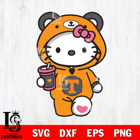 Tennessee Volunteers Cute Hello Kitty Svg Eps Dxf Png File, Digital Download, Instant Download