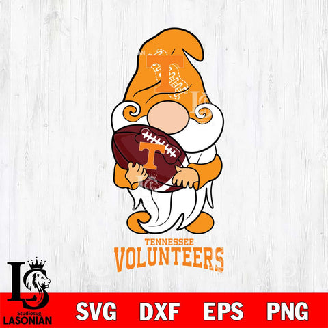 Tennessee Volunteers Gnomes Christmas football Svg Eps Dxf Png File, Digital Download, Instant Download