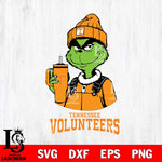 Tennessee Volunteers Grinch Football Christmas Cut Files Cricut, Svg Dxf Eps Png file, Digital download , Silhouette