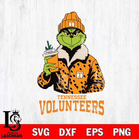 Tennessee Volunteers Grinch Leopard Svg Eps Dxf Png File, Digital Download, Instant Download