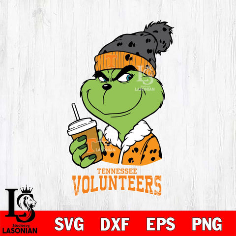 Tennessee Volunteers Grinch hat Svg Eps Dxf Png File, Digital Download, Instant Download