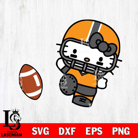 Tennessee Volunteers Hello Kitty sport 12 Svg Eps Dxf Png File, NCAA svg, Digital Download, Instant Download