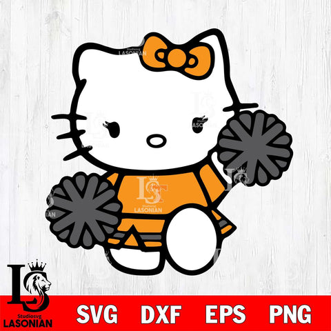 Tennessee Volunteers Hello Kitty sport 4 Svg Eps Dxf Png File, NCAA svg, Digital Download, Instant Download