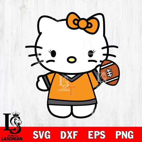 Tennessee Volunteers Hello Kitty sport 7 Svg Eps Dxf Png File, NCAA svg, Digital Download, Instant Download