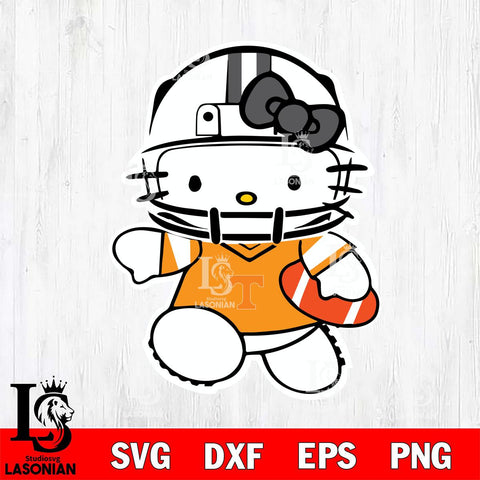 Tennessee Volunteers Hello Kitty sport 8 Svg Eps Dxf Png File, NCAA svg, Digital Download, Instant Download