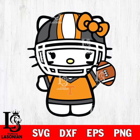 Tennessee Volunteers Hello Kitty sport 9 Svg Eps Dxf Png File, NCAA svg, Digital Download, Instant Download