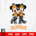 Tennessee Volunteers Mickey And Minnie Mouse Football Svg Eps Dxf Png File, NCAA svg , File Cut , Digital Download , Instant Download, Cut Svg Files