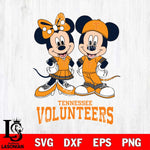 Tennessee Volunteers Mickey Minnie Mouse rugby ball Svg Eps Dxf Png File, NCAA svg , File Cut , Digital Download , Instant Download, Cut Svg Files