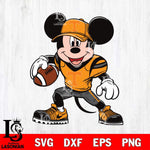 Tennessee Volunteers Mickey Mouse Svg Eps Dxf Png File, NCAA svg, Digital Download, Instant Download