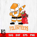 Tennessee Volunteers Santa Dabbing Christmas Svg dxf eps png pdf file,NCAA svg,Digital Download,Cricut file