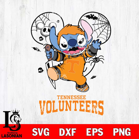 Tennessee Volunteers Stitch Michael Halloween Svg Eps Dxf Png File, Digital Download, Instant Download