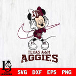 Texas A&M Aggies Minnie Mouse Dancing NIKE, Svg Eps Dxf Png File, Digital Download