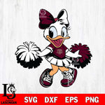 Texas A M Aggies Daisy Duck Cheerleader Svg Eps Dxf Png File, NCAA svg, Digital Download, Instant Download