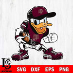 Texas A M Aggies Donal Duck Svg Eps Dxf Png File, NCAA svg, Digital Download, Instant Download