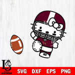 Texas A&M Aggies Hello Kitty sport 12 Svg Eps Dxf Png File, NCAA svg, Digital Download, Instant Download