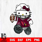 Texas A&M Aggies Hello Kitty sport Svg Eps Dxf Png File, NCAA svg, Digital Download, Instant Download