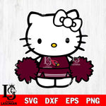 Texas A&M Aggies Hello Kitty sport 3 Svg Eps Dxf Png File, NCAA svg, Digital Download, Instant Download