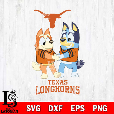 Texas Longhorns Bluey Chilli Dance Svg Eps Dxf Png File, Digital Download, Instant Download