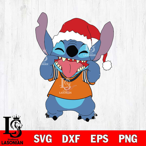 Texas Longhorns Christmas Stitch Disney Svg Eps Dxf Png File, Digital Download, Instant Download