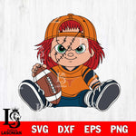 Texas Longhorns Chucky Horror 11 Svg Eps Dxf Png File, NCAA svg, Digital Download, Instant Download