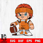 Texas Longhorns Chucky Horror 5 Svg Eps Dxf Png File, NCAA svg, Digital Download, Instant Download