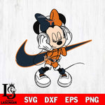 Texas Longhorns Cute Minnie Mouse Dancing Svg Eps Dxf Png File, NCAA svg, Digital Download, Instant Download