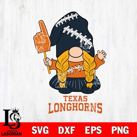 Texas Longhorns Gnomes Fan Svg Eps Dxf Png File, Digital Download, Instant Download