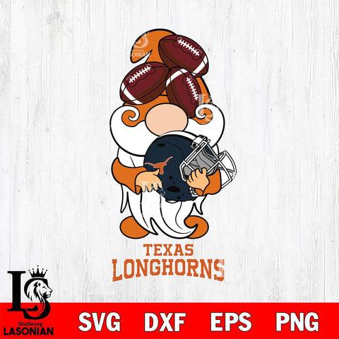 Texas Longhorns Gnomes Helmet Svg Eps Dxf Png File, Digital Download, Instant Download