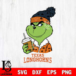 Texas Longhorns Grinch hat Svg Eps Dxf Png File, Digital Download, Instant Download