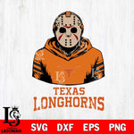 Texas Longhorns Jason Voorhees 4 Svg Eps Dxf Png File, Digital Download